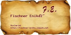 Fischner Enikő névjegykártya